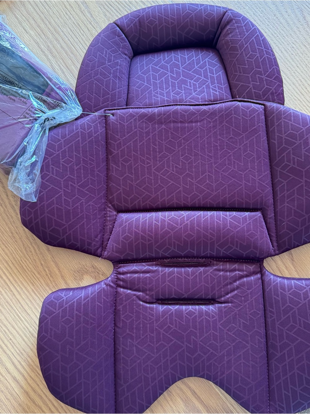 New Diono Radian Car Seat Burgundy Infant Support Pillow Pad Cushion Straps Cove